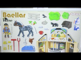 Конструктор от компании Baellar Horse 88700 Фазенда 84 детали _ Аналог Playmobil