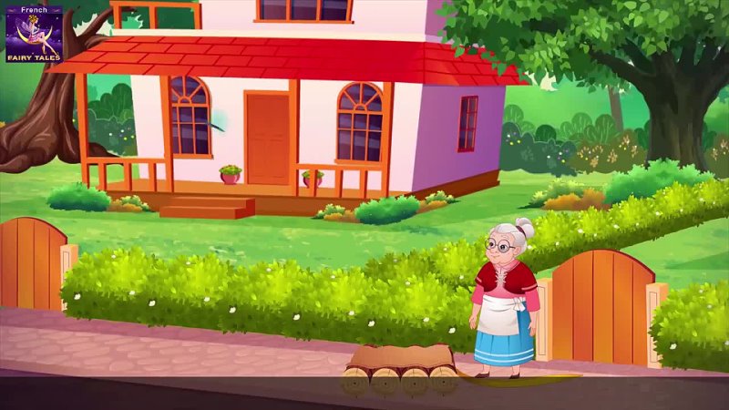 La joyeuse mamie -The Cheerful Granny Story in French - Contes De Fées Français