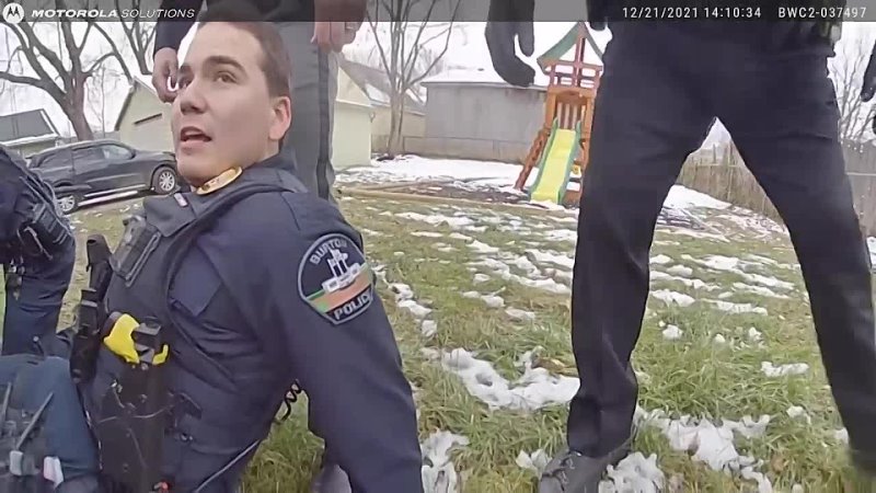 Bodycam video shows Burton police officer shoot and injure fellow officer in