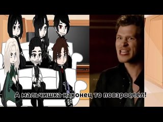 [The Pole Fox] Harry Potter react to Harry as Klaus Mikaelson/Реакция Гарри Поттер на Гарри это Клаус Майклсон