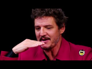 Hot Ones | Pedro Pascal Cries From His Head While Eating Spicy Wings