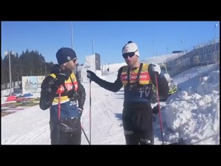 Бьорндален и Нортуг тестируют трассу в Оберхоффе