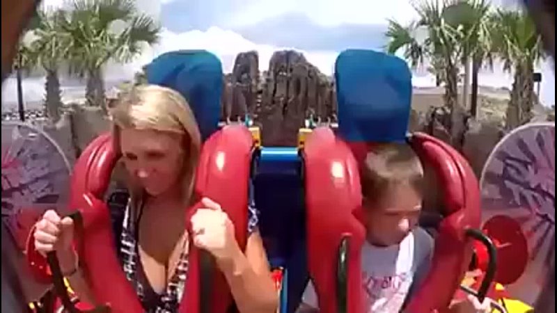 Mom / son first time ride