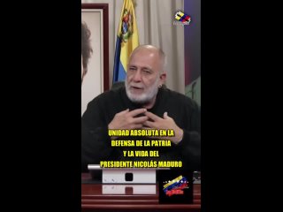 3) Mario Silva; Unidad Absoluta en la Defensa de la Patria y la Vida del Presidente Nicolás Maduro