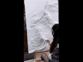 🛕Потрясающее 3D изображение Великой Китайской стены