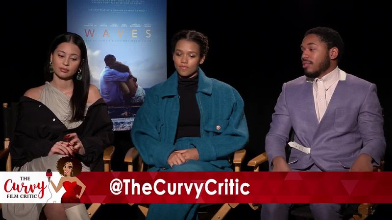 Waves Kelvin Harrison, Jr, Taylor Russell Alexa Demie chat about Strong Choices ( The Curvy Critic aka Carla