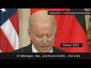 Biden menace Nord Stream Kompromat