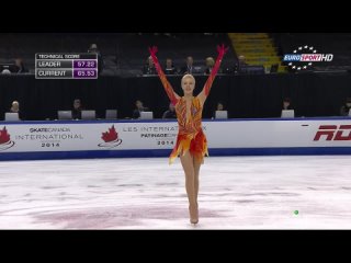 Skate Canada 2014 Ladies FS Anna Pogorilaya