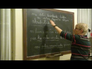 606 -Corso di Esperanto facile primo livello lezione XVII-la  tablo.