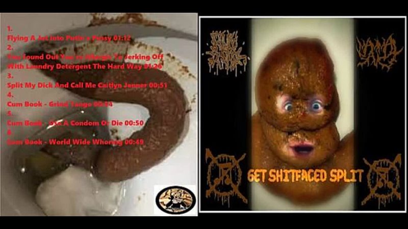 Cum Book, Mammal Sauce Get Shitfaced Split ( CDr, Album,