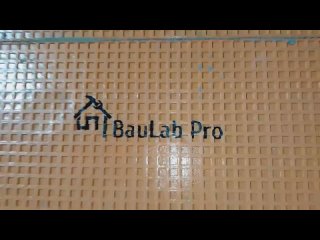 Монтаж мембраны 350 м2.Распределяющее нагрузки полотно BauLab Pro Floor (1 х 30м, 30м2)