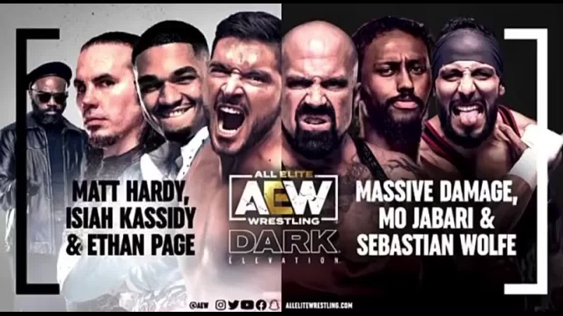 Matt Hardy Ethan Page Isiah Kassidy vs Massive Damage Mo Jabari Sebastian