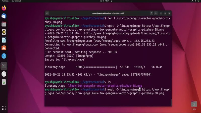 Linux Command Line Basics Tutorials Wget command in