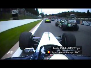 2001 Belgian GP - Juan Pablo Montoya Onboard