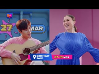 [20210306] KEJUTAN! Ikuti Keseruan Lee Min Ho, Agnez Mo & Verrell Bramasta di Lazada Birthday Sale! (Индонезия)