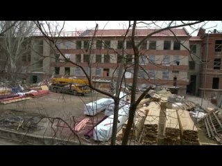 В Мариуполе продолжается восстановление кампуса Приазовского технического университета