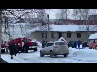 В Мегионе горит деревяшка по ул.Свободы