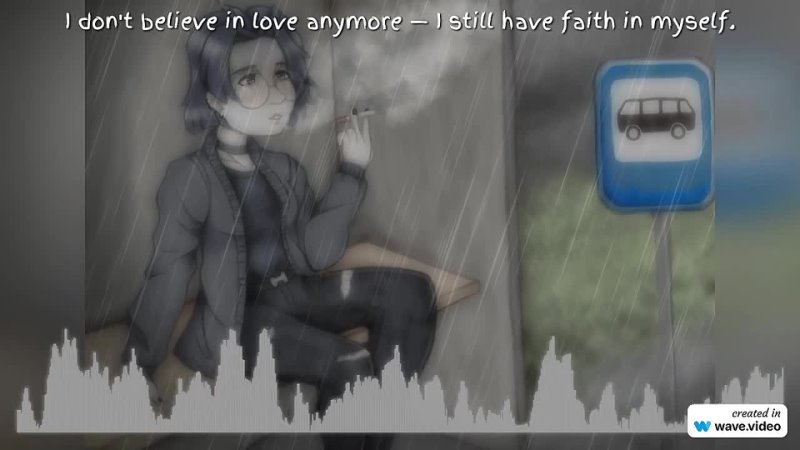 i dont believe in love anymore. (eng