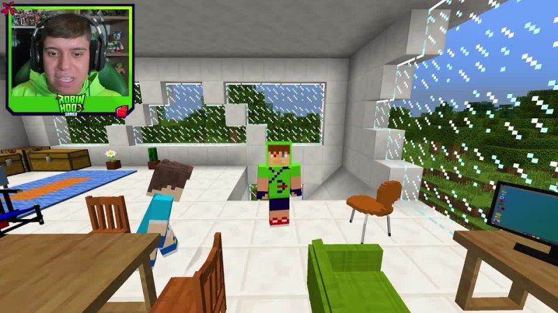 Robin Hood Gamer - ROBIN HOOD VIROU BRINQUEDO NO MINECRAFT!!