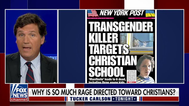 Tucker: The trans movement is targeting Christians. March, 29