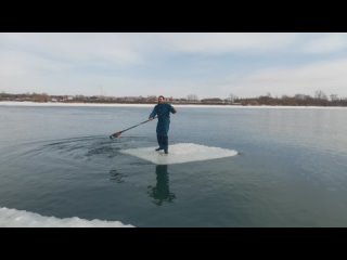 В душе весна - Обь- первый выход в сезоне