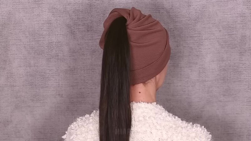 DIY this hat in 5 minutes beanie hat out of a