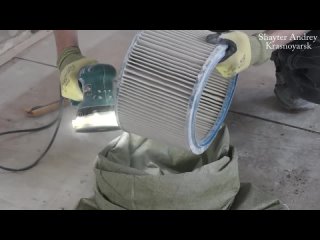 [Shayter Andrey] Строительный пылесос чистим фильтр за секунды. Шайтер Андрей!