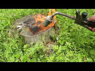 Обжиг и браширование древесины