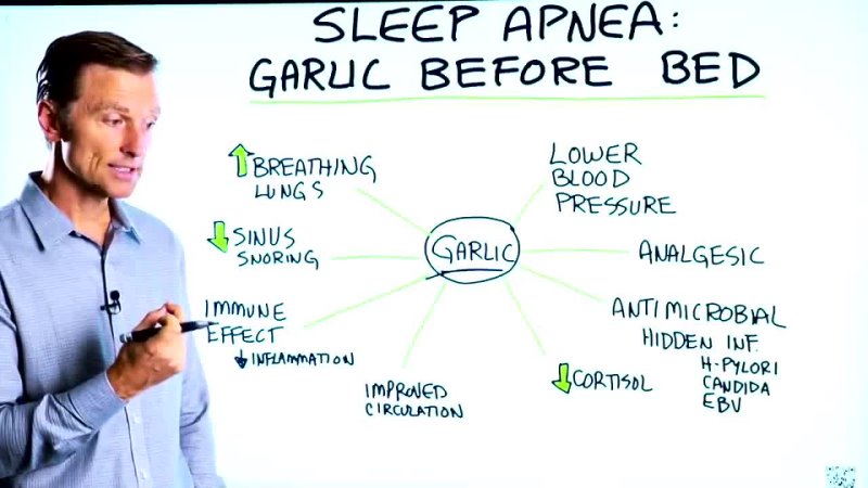 Сонное апноэ. Чеснок против апноэ во