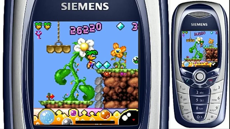 JAVA Mobile Games, Ява Мобильные Игры Bubble Boost Siemens C65 JAVA GAME ( Elkware 2004 year)