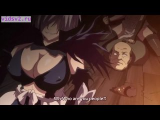 manyuu hikenchou multiple girls расщепление breast sucking грудь anime screencap большие груди multiple boys с субтитрами englis