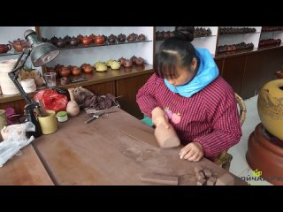 Рождение исинского чайника. Изготовление чайника с нуля, полуручной метод.