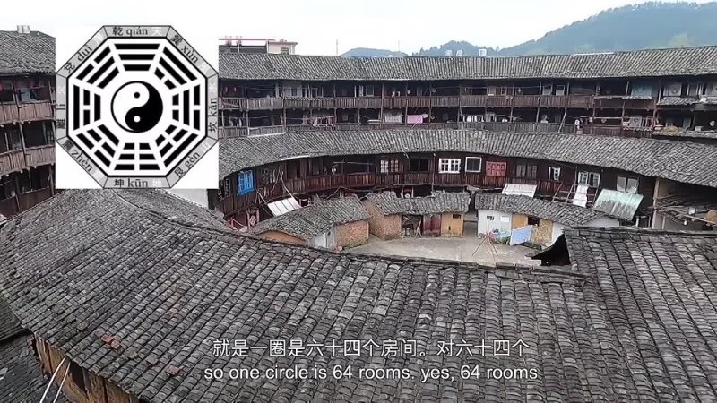 China s BIGGEST traditional communal home for more than 600