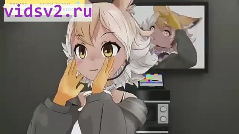 kemono friends animal ears волчьи уши tail 3д wolf tail виртуальный