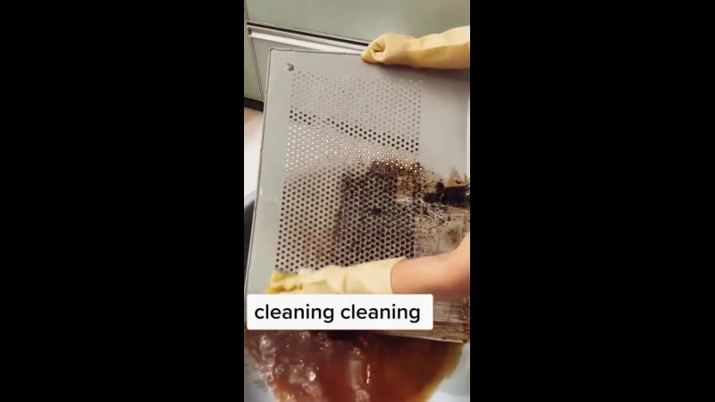 Kitchen cleaning