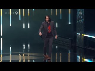 Кияну Ривз (Keanu Reeves) - You’re Breathtaking (Ты потрясающий) Cyberpunk 2077 E3 - Best moment [C6ahBF9YaRQ]