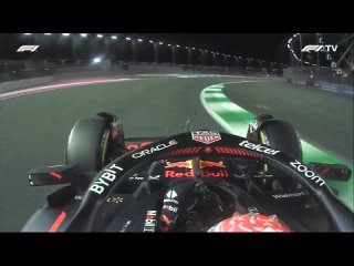 Saudi Arabian GP 2023. Verstappen onboard.