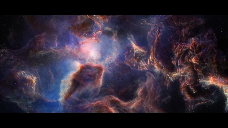 Nebula 3 D simulation bij Teun van der Zalm. Karl Jenkins