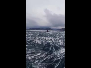 Игольчатый лед на Байкале