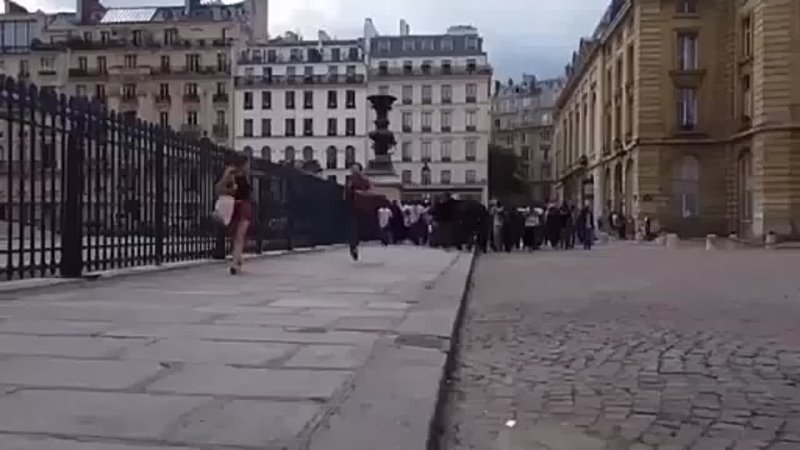 Africans storming Paris art