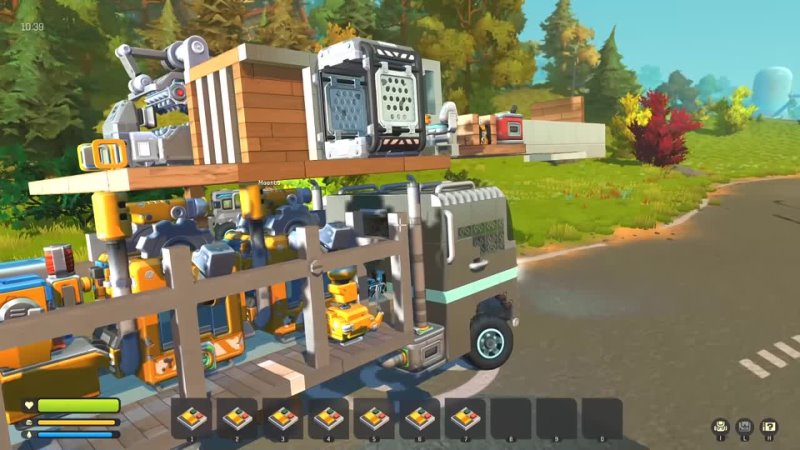 Helping an Old Friend Move His Base with a Massive Truck Scrap Mechanic Survival