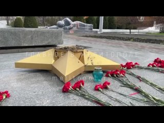 В Мелитополе восстанавливают мемориалы Вечный огонь ко Дню Победы