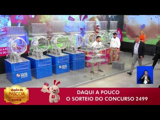 RedeTV - Loterias CAIXA: Dupla de Páscoa, Mega-Sena e mais 08/04/2023