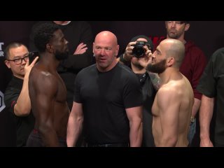 Чиди Нжокуани vs Альберт Дураев - Битва взглядов перед UFC Сан-Антонио