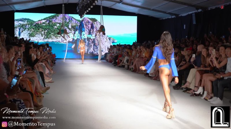 154. Sizzling 4K Bikini Runway Show - Luli Fama Swimwear - Miami Swimweek 2022 - Georgina Mazzea