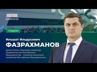 Заместитель Премьер-министра Правительства Республики  министр сельского хозяйства Башкортостана Ильшат Фазрахманов на оператив