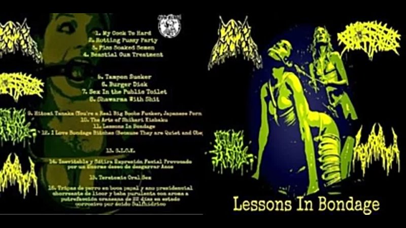 Game Black Ant / Whoreanus / Cum Book / Gonorrea – Lessons In Bondage CD