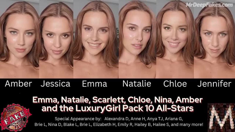 Luxurygirl 10 All Stars Emma, Natalie, Amber, Jessica, Chloe fake