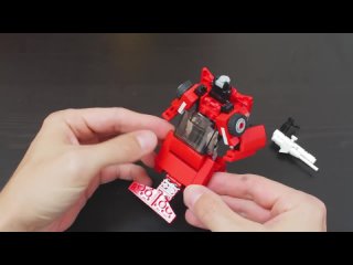 [Jerry Builds Bricks] LEGO G1 Sideswipe Transformer instructions (MOC #72)