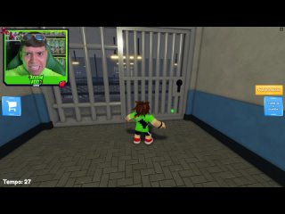 Robin Hood Gamer - ESCAPE DO POLICIAL MALUCO DA PRISÃO 100% SEGURA DO ROBLOX!!